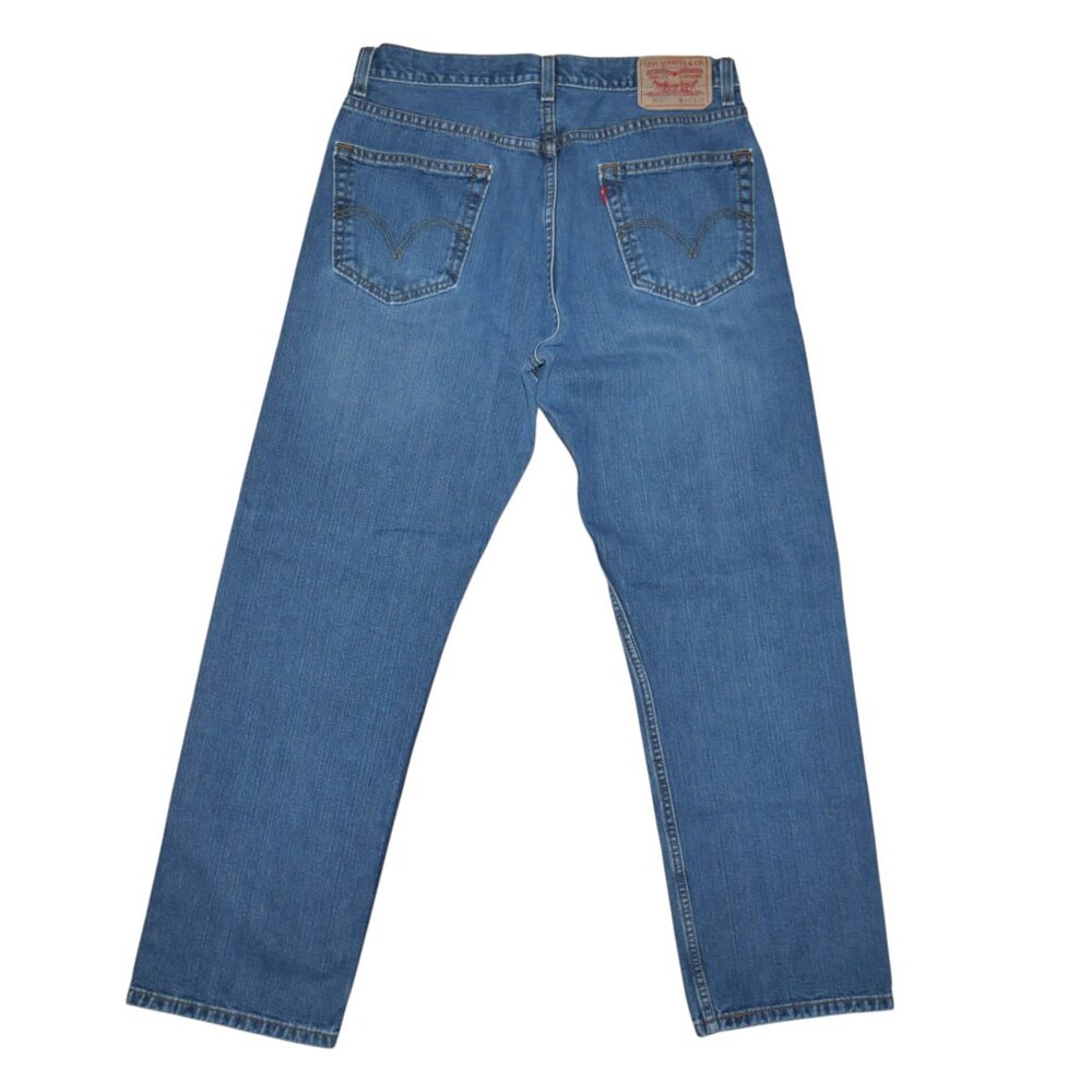 Levis 505 Regular Fit Jeans Men's Size 34x30 Straight Leg Medium Wash Denim